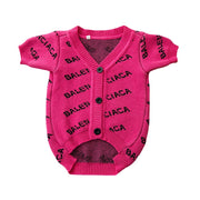 Cardigan Dog Sweater Autumn Winter Thick Clothes