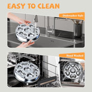 Gamelle anti-glouton en métal antidérapante pour chien