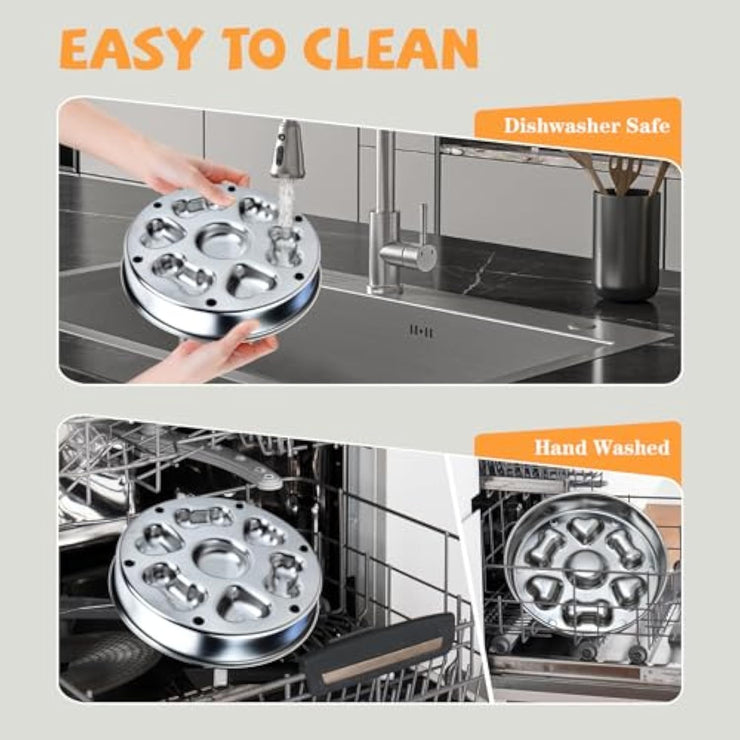 Gamelle anti-glouton en métal antidérapante pour chien