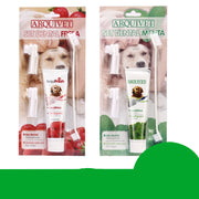 Set dentifrice et brosse à dents pour animaux