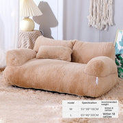 Lit Sofa de Luxe en Peluche - Chat et Petit Chien Confort Premium