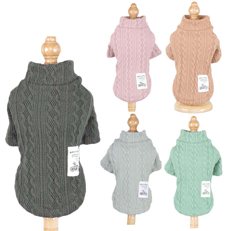 Pull épais pour petit chien automne-hiver