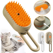 Brosse Vapeur 3 en 1 Électrique - Toilettage Professionnel Chien et Chat