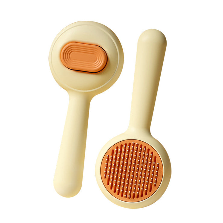 Brosse anti-poils pour chat et chien en acier inoxydable