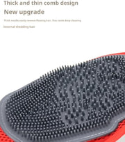 Gant de bain et toilettage pour animaux Brosse 2 en 1