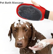 Gant de bain et toilettage pour animaux Brosse 2 en 1