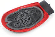 Gant de bain et toilettage pour animaux Brosse 2 en 1