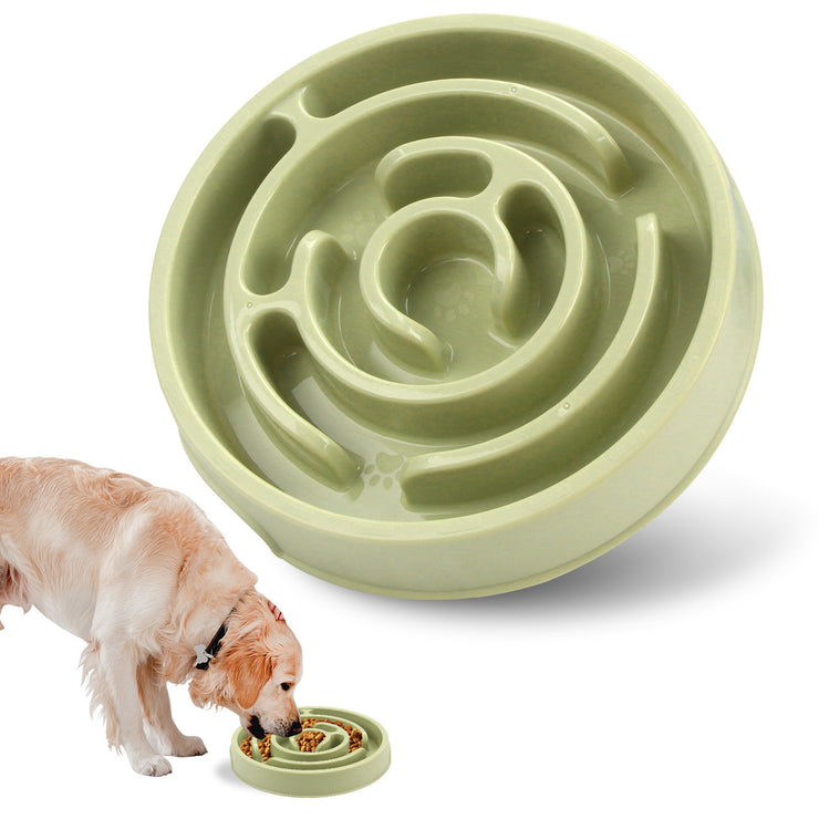 Gamelle anti-glouton en silicone pour chien