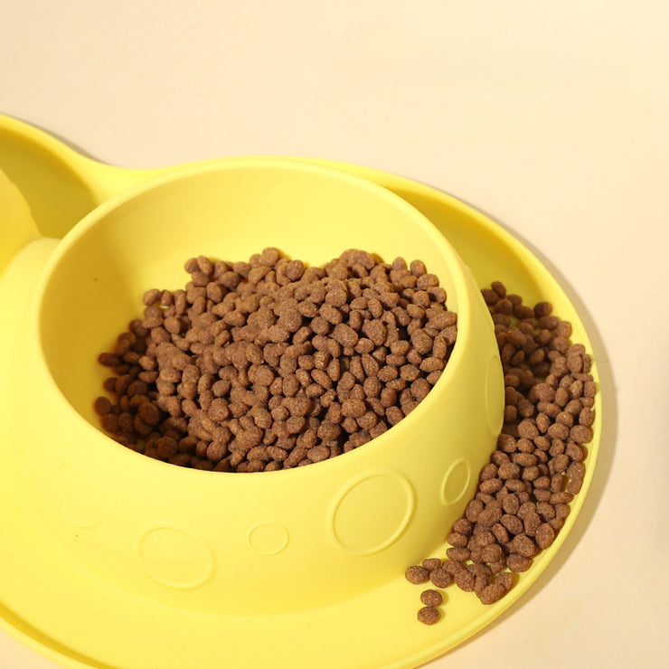 Tapis 2 en 1 Antidérapant et Étanche pour Gamelles - Chien et Chat