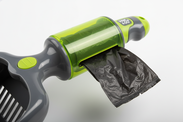 Détail distributeur de sachets