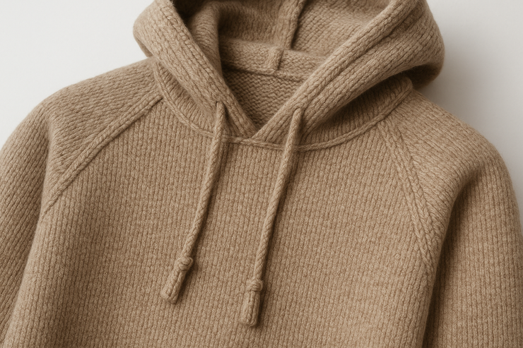 Détails de construction du pull