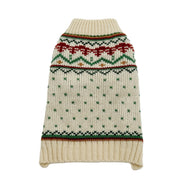 Pull Fairisle pour chien automne-hiver