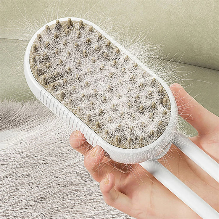 Brosse Vapeur 3 en 1 Électrique - Toilettage Professionnel Chien et Chat