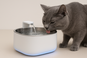 Fontaine LED pour chat