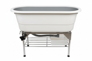 Baignoire Surélevée pour Chien - Station de Lavage Professionnelle Réglable en Hauteur