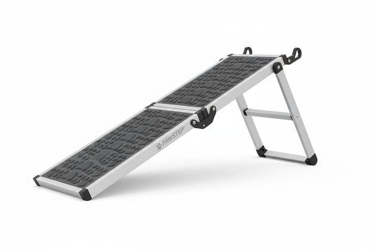 Rampe Pliable Télescopique pour Chien - Surface Antidérapante Réglable