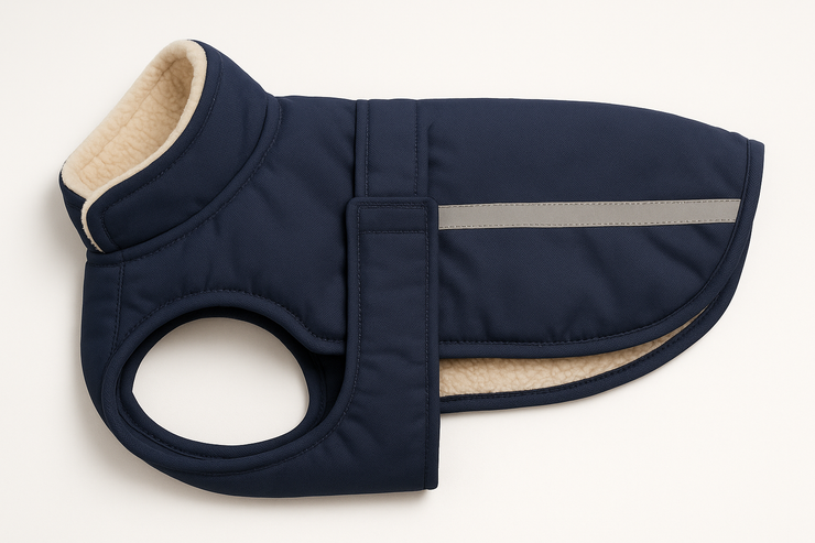 Manteau d'hiver bleu marine