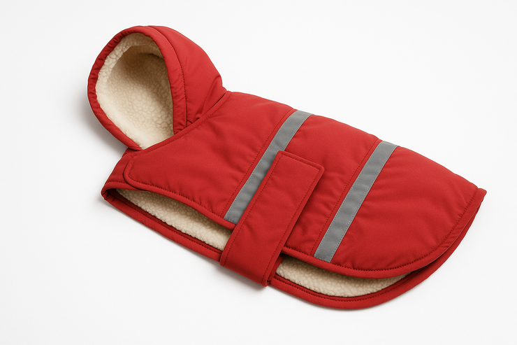 Manteau d'hiver rouge